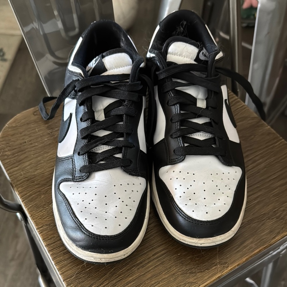 Nike Black and White Low-Top Sneakers